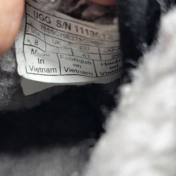 UGG Neumel Flex Woodmont Mens 8 Gray Black Chukka Ankle Boots Walking 1113612 - Picture 9 of 13